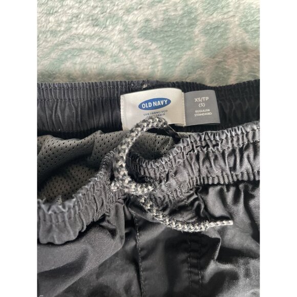 Old Navy Boys Youth Sz XS (5) Black Outdoor Pants Tech Straight - Picture 2 of 4